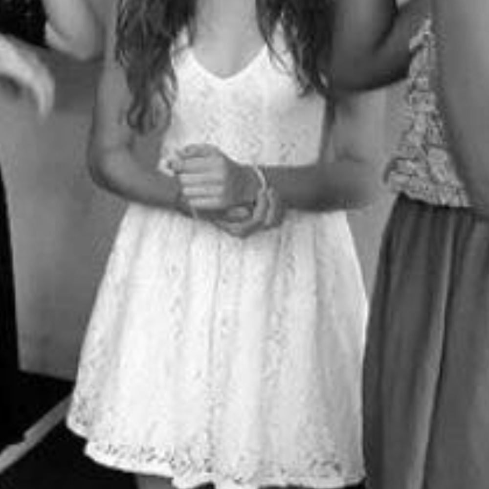 Cals ivory lacy dress